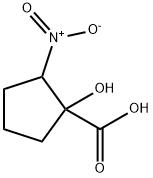Cyclopentanecarboxylic acid, 1-hydroxy-2-nitro- (7CI,8CI,9CI)