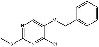 5-(苄氧基)-4-氯-2-(甲巯基)嘧啶