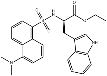1-dimethylaminonaphthalene-5-sulfonyl-D-tryptophan ethyl ester