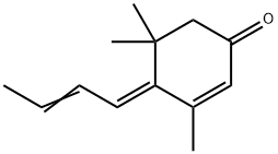 (E,E)-4-(2-butenylidene)-3,5,5-trimethylcyclohex-2-en-1-one