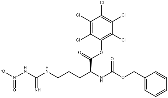 N5-[Imino(nitroamino)methyl]-N2-[(benzyloxy)carbonyl]-L-ornithine 2,3,4,5,6-pentachlorophenyl ester