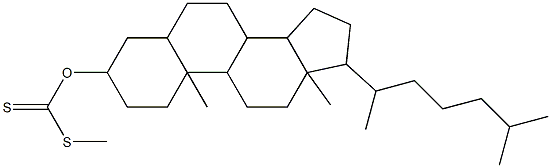 Dithiocarbonic acid O-(5α-cholestan-3β-yl) S-methyl ester