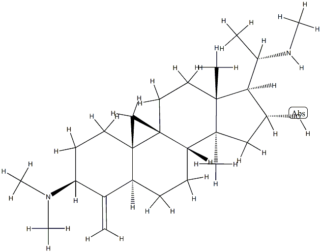 (20S)-3β-Dimethylamino-14-methyl-20-methylamino-4-methylene-9β,19-cyclo-5α-pregnan-16α-ol