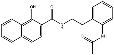 N-(2-乙酰氨基苯乙基)-1-羟基-2-萘酰胺