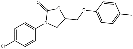 3-(4-Chlorophenyl)-5-[(4-methylphenoxy)methyl]-1,3-oxazolidin-2-one