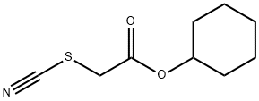 Thiocyanatoacetic acid cyclohexyl ester