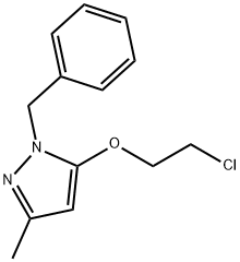 1-Benzyl-5-(2-chloroethoxy)-3-methyl-1H-pyrazole
