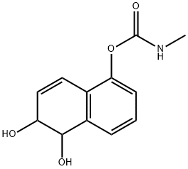 Methylcarbamic acid 1,2-dihydro-1,2-dihydroxynaphthalen-5-yl ester