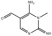 5-Pyrimidinecarboxaldehyde,  6-amino-1,2-dihydro-2-imino-1-methyl-