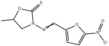 5-Methyl-3-[(5-nitrofurfurylidene)amino]-2-oxazolidinethione
