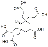 3,3,5,5-tetrakis(2-carboxyethyl)-4-oxo-cyclohexane-1-carboxylic acid