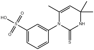 3-(2-Mercapto-4,4,6-trimethyl-1(4H)-pyrimidinyl)benzenesulfonic acid