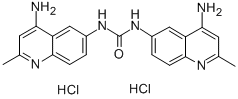 1,3-bis(4-amino-2-methyl-6-quinolyl)urea dihydrochloride
