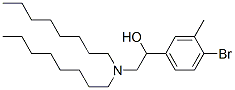 1-(4-bromo-3-methyl-phenyl)-2-(dioctylamino)ethanol