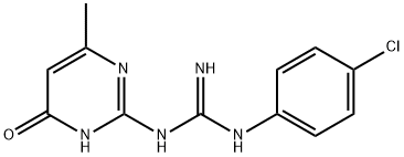 N-(4-CHLOROPHENYL)-N-(4-HYDROXY-6-METHYLPYRIMIDIN-2-YL)GUANIDE