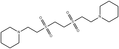 1-[2-[2-[2-(1-piperidyl)ethylsulfonyl]ethylsulfonyl]ethyl]piperidine