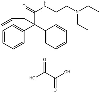 N-(2-diethylaminoethyl)-2,2-diphenyl-pent-4-enamide, oxalic acid