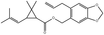 (6-prop-2-enylbenzo[1,3]dioxol-5-yl)methyl 2,2-dimethyl-3-(2-methylpro p-1-enyl)cyclopropane-1-carboxylate
