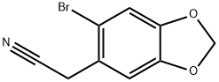 2-(6-bromobenzo[1,3]dioxol-5-yl)acetonitrile