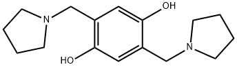 2,5-bis(pyrrolidin-1-ylmethyl)benzene-1,4-diol