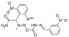 N-[(3-nitrophenyl)methylideneamino]-2-[[(3-nitrophenyl)methylideneamin o]carbamoylmethyl-nitroso-amino]acetamide