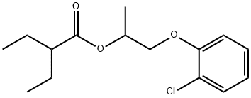 1-(2-chlorophenoxy)propan-2-yl 2-ethylbutanoate