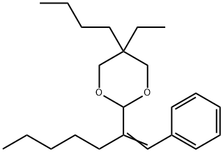 5-butyl-5-ethyl-2-(1-phenylhept-1-en-2-yl)-1,3-dioxane