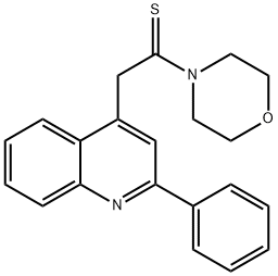 1-morpholin-4-yl-2-(2-phenylquinolin-4-yl)ethanethione