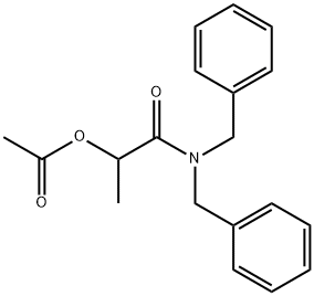 1-(dibenzylcarbamoyl)ethyl acetate