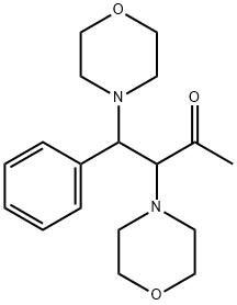 3,4-Di(4-morpholinyl)-4-phenyl-2-butanone
