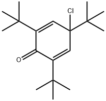 4-chloro-2,4,6-tritert-butyl-cyclohexa-2,5-dien-1-one