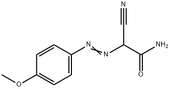2-cyano-2-(4-methoxyphenyl)diazenyl-acetamide