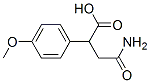 3-carbamoyl-2-(4-methoxyphenyl)propanoic acid