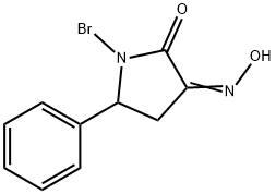 (3E)-1-bromo-3-hydroxyimino-5-phenyl-pyrrolidin-2-one