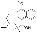 3-diethylamino-1-(4-methoxynaphthalen-1-yl)-2,2-dimethyl-propan-1-ol