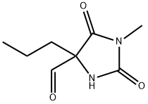 1-methyl-2,5-dioxo-4-propyl-imidazolidine-4-carbaldehyde