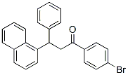 1-Propanone, 1-(4-bromophenyl)-3-(1-naphthalenyl)-3-phenyl-