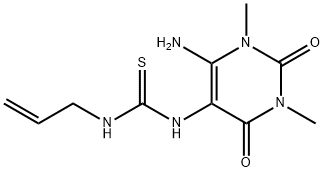 3-(4-amino-1,3-dimethyl-2,6-dioxo-pyrimidin-5-yl)-1-prop-2-enyl-thiour ea