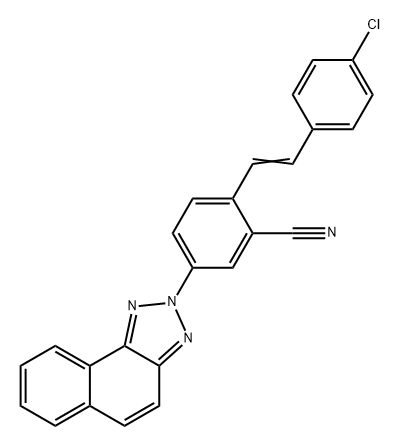 2-[2-(4-氯苯基)乙烯基]-5-(2H-萘并[1,2-D]三唑-2-基)苯甲腈