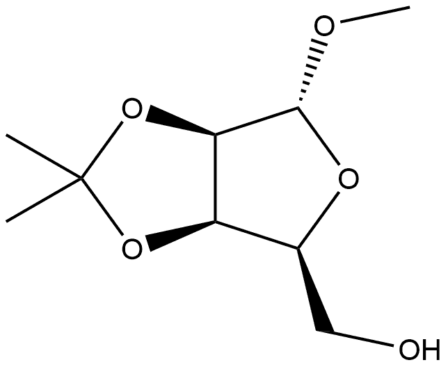 2,3-O-异亚丙基-Α-L-柳呋喃糖苷甲酯