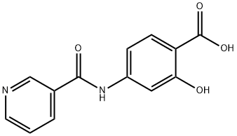 4-[[(3-Pyridyl)carbonyl]amino]salicylic acid