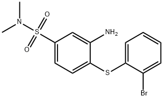 3-氨基-4-[(溴苯基)硫代]-N,N,二甲基-苯磺酰胺