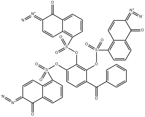 三(6-重氮-5-氧代-5,6-二氢-1-萘磺酸)-4-苯甲酰基-1,2,3-苯三(酚)酯