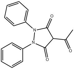 4-Acetyl-1,2-diphenyl-3,5-pyrazolidinedione