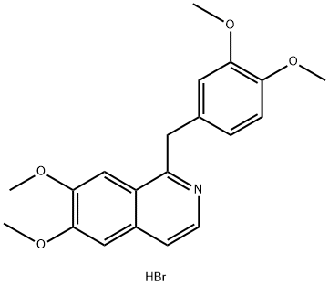 1-(3,4-二甲氧基苄基)-6,7-二甲氧基异喹啉鎓溴化物