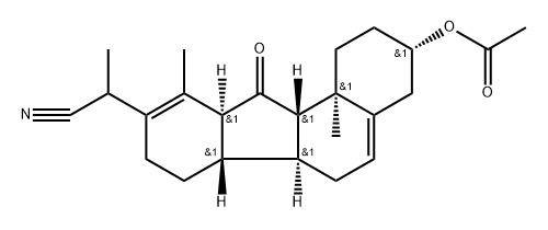 D-Homo-C-norgona-5,17-diene-17-acetonitrile, 3alpha-hydroxy-alpha,10,1 7a-trimethyl-11-oxo-, acetate