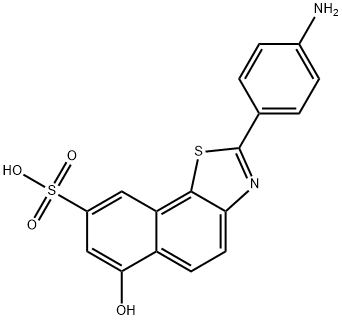 2-(4-aminophenyl)-6-hydroxynaphtho[2,1-d]thiazole-8-sulfonic acid