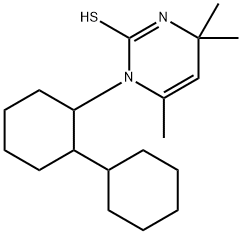 1-(1,1'-Bicyclohexan-2-yl)-1,4-dihydro-4,4,6-trimethyl-2-pyrimidinethiol