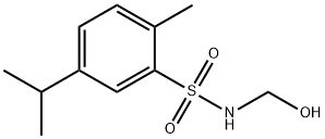 N-(hydroxymethyl)-2-methyl-5-propan-2-yl-benzenesulfonamide