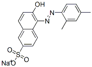 (5Z)-5-[(2,4-二甲基苯基)亚肼基]-6-氧代-5,6-二氢-2-萘磺酸
